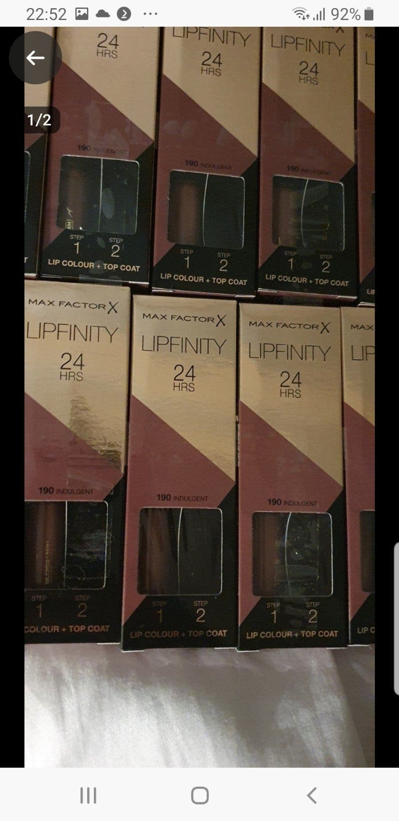 10 stuks maxfactor lipfinity zonder topcoat nr 190, Sieraden, Tassen en Uiterlijk, Uiterlijk | Cosmetica en Make-up, Verzenden