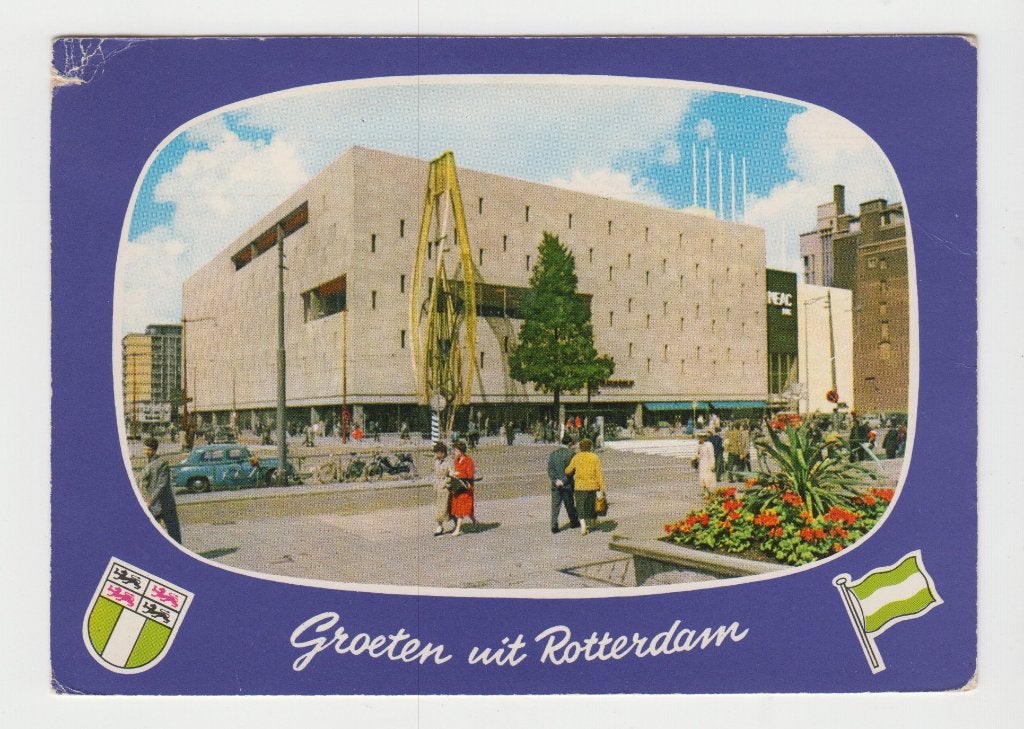 Rotterdam Coolsingel 1.36, Ophalen of Verzenden, 1940 tot 1960, Gelopen, Zuid-Holland
