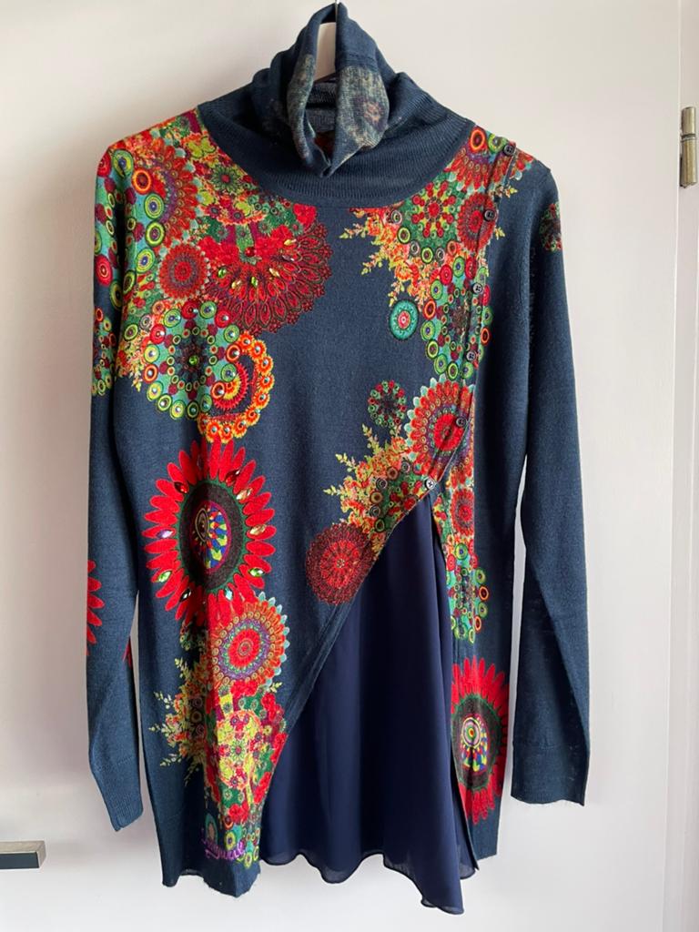 Desigual tuniek, Ophalen of Verzenden, Zo goed als nieuw, Maat 46/48 (XL) of groter