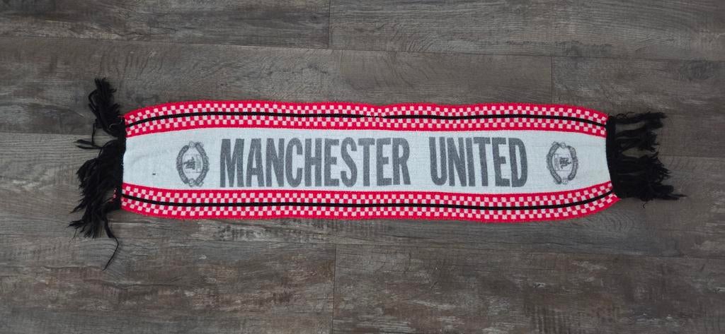 Sjaal Manchester United, Verzamelen, Sportartikelen en Voetbal, Ophalen of Verzenden, Zo goed als nieuw, Buitenlandse clubs, Vaantje of Sjaal