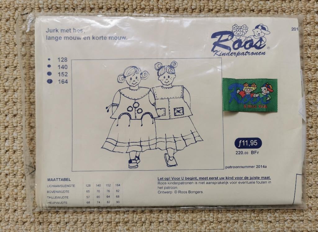 83.. roos patroon, Ophalen of Verzenden, Nieuw, Vrouw, Knipmode