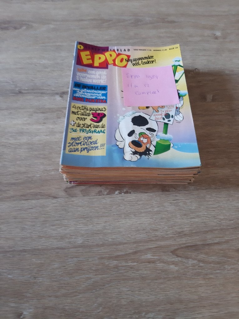 Eppo weekblad jaargang 1984 compleet, Complete serie of reeks, Ophalen of Verzenden, Gelezen