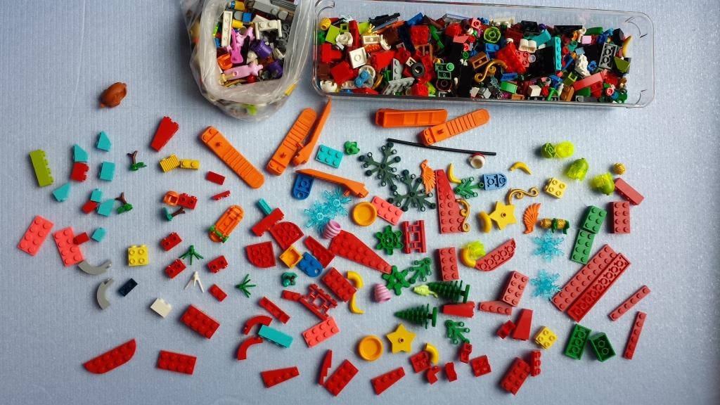 lego city losse mini steentjes stenen zeldzaam rare spare, Ophalen, Gebruikt, Lego, Inclusief minifiguren