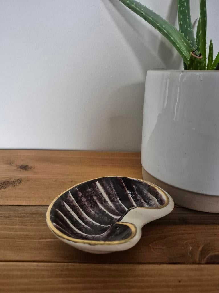 Vintage schelpvormige asbak/schaaltje, Ophalen of Verzenden