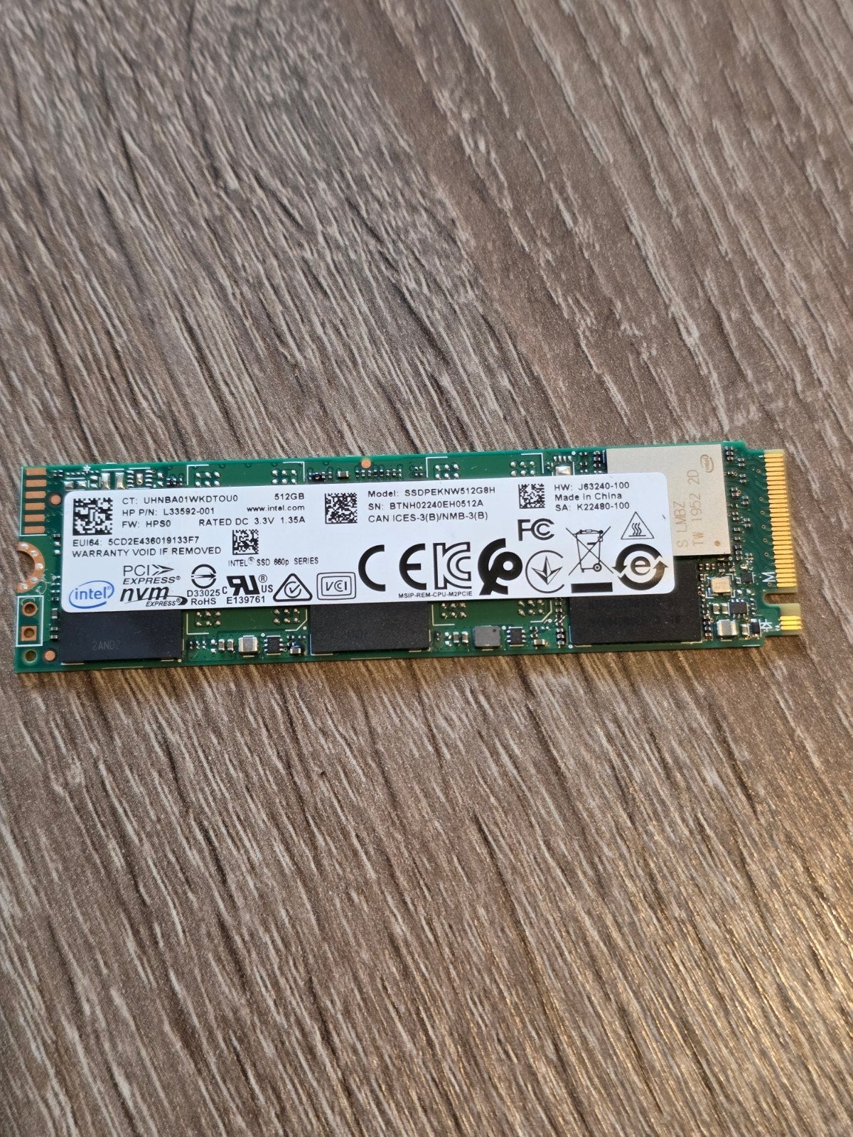 Intel SSD 512GB  tekoop, Computers en Software, Harde schijven, Ophalen, Intern, Intel, Zo goed als nieuw