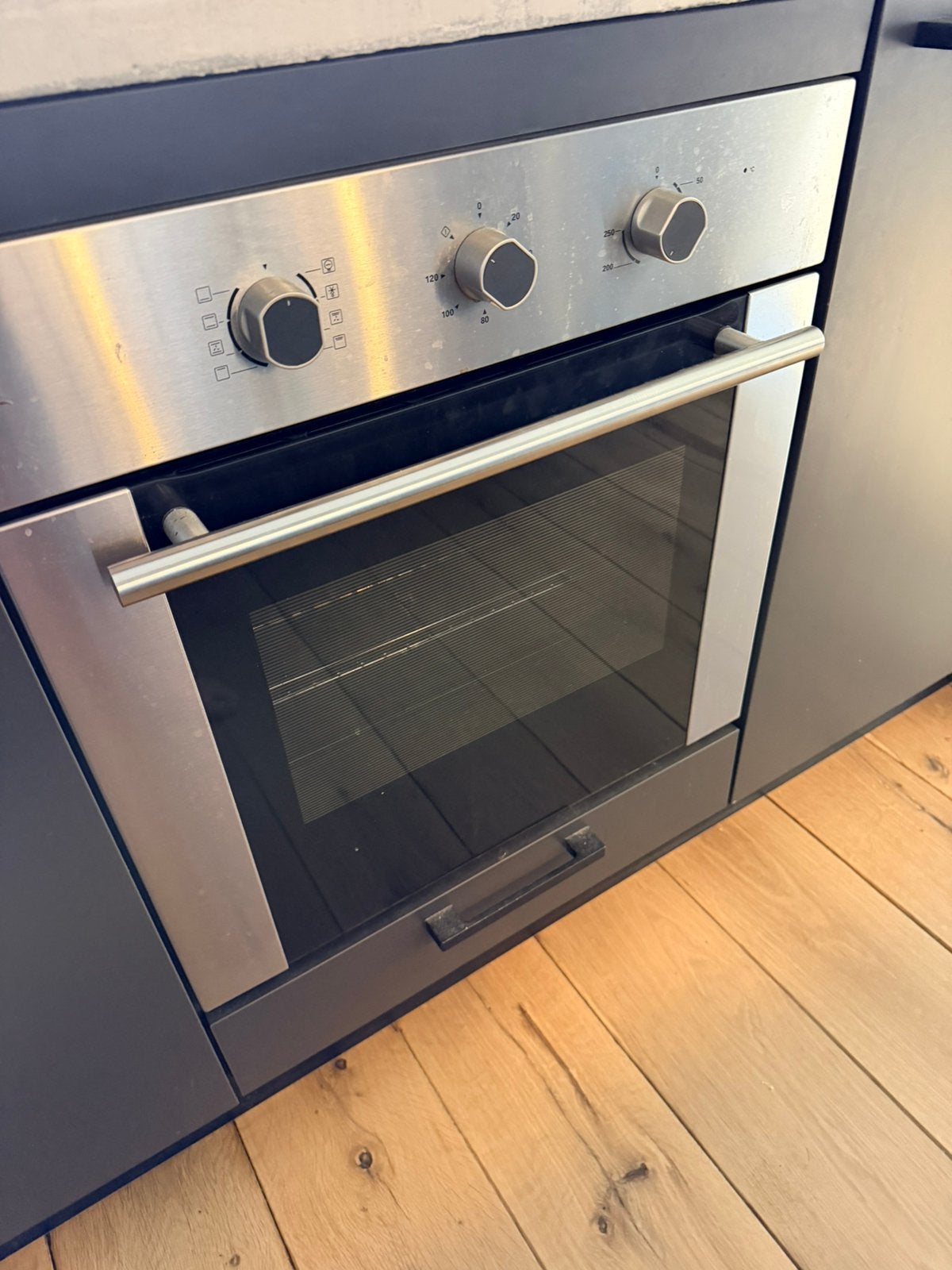 Exquisit EBE50 inbouwoven 60 cm – RVS – hetelucht, Ophalen, Gebruikt, Inbouw, Heteluchtoven