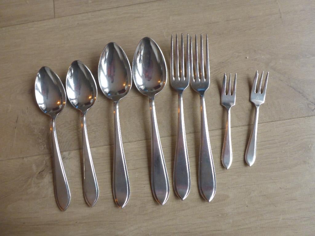Bestekdelen sola 90 puntfilet., Ophalen of Verzenden, Gebruikt, Zilver