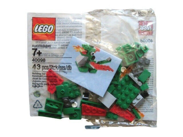 40098 - Promotional: Monthly Minibuild Dragon, Hello@support.lego.com, Lego, Nieuw, Ophalen of Verzenden