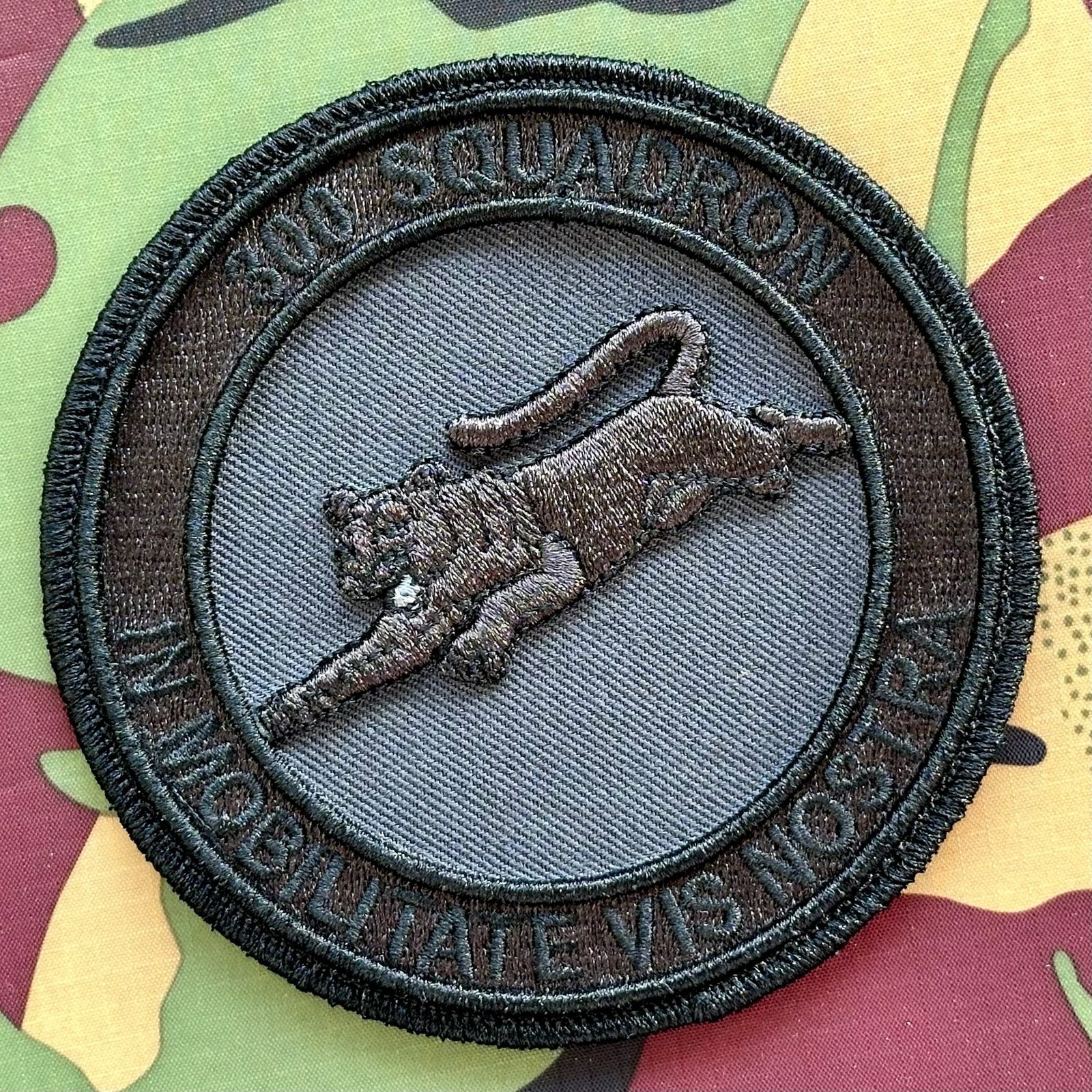 Patch RNLAF 300 SQN, Ophalen of Verzenden, Luchtmacht, Nederland, Embleem of Badge