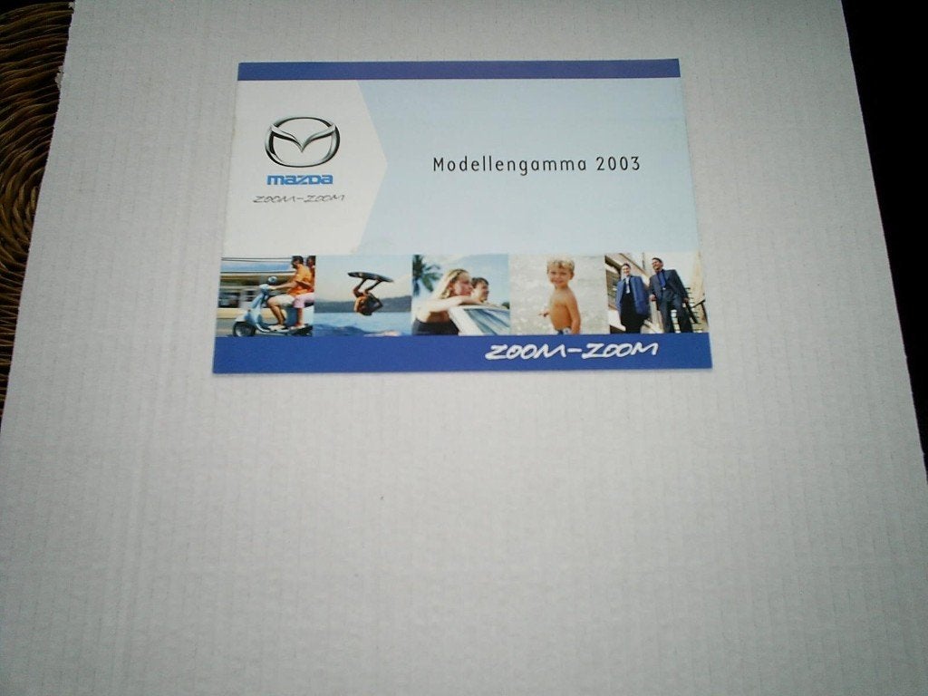 Mazda Modellengamma o.a. RX 8 / MX 5 [ 2003 12 pag. ], Verzenden, Zo goed als nieuw, Mazda
