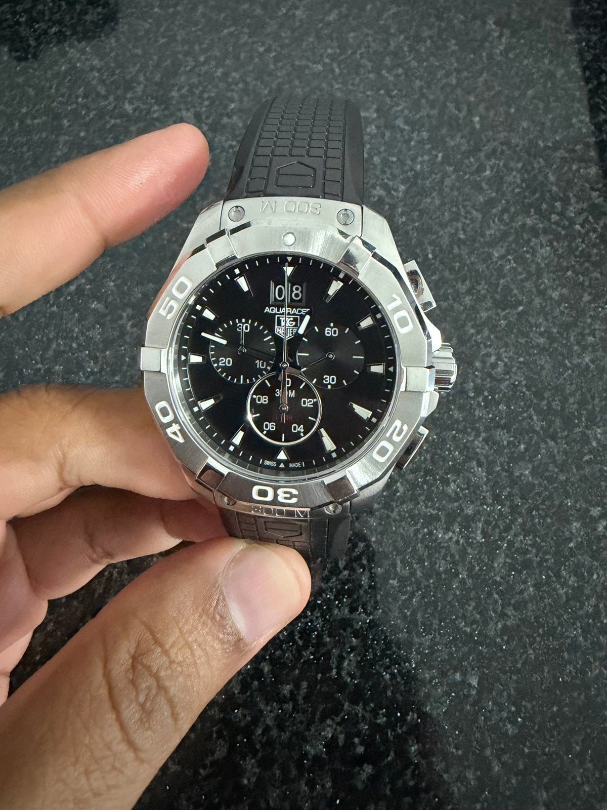 Tag Heuer heren horlogr, Staal, Polshorloge, Overige materialen, Ophalen of Verzenden