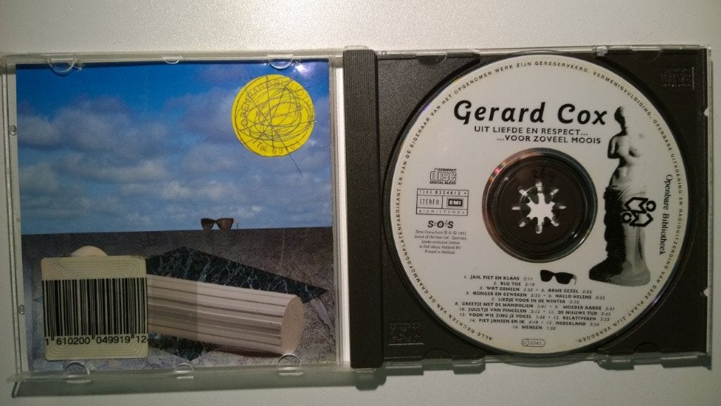 Gerard Cox - Uit Liefde En Respect ... Voor Zoveel Moois, Ophalen of Verzenden, Zo goed als nieuw, Pop