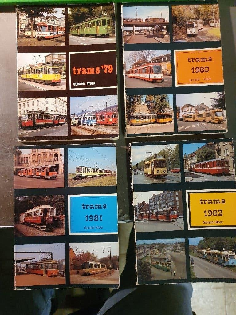 Trams jaarboeken trams zie foto's, Ophalen, Gebruikt, Trein, Overige typen