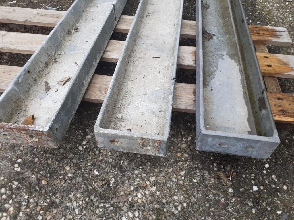 3 ijzeren balken U profiel, Doe-het-zelf en Verbouw, Metalen, Ophalen