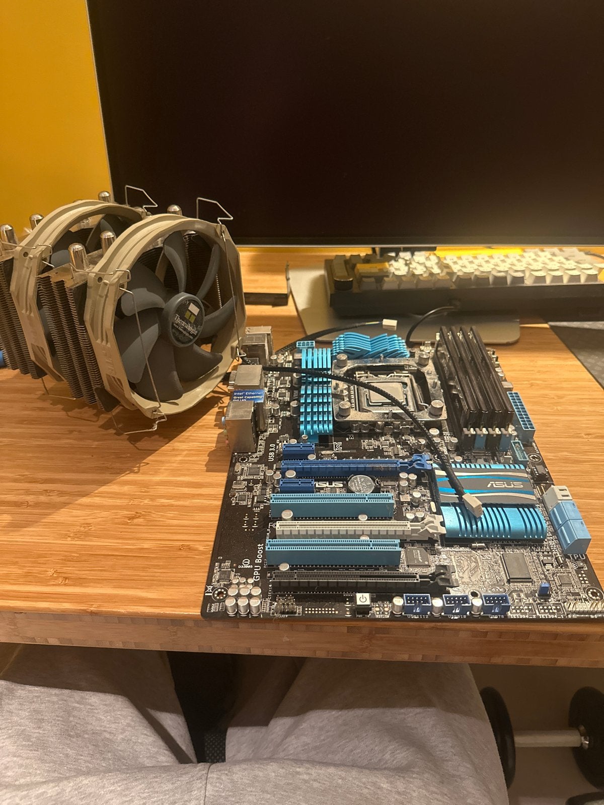 ASUS P8Z68-V PRO/GEN3 Moederbord met i7-2600K & RAM, Ophalen of Verzenden, Gebruikt, Intel, DDR3