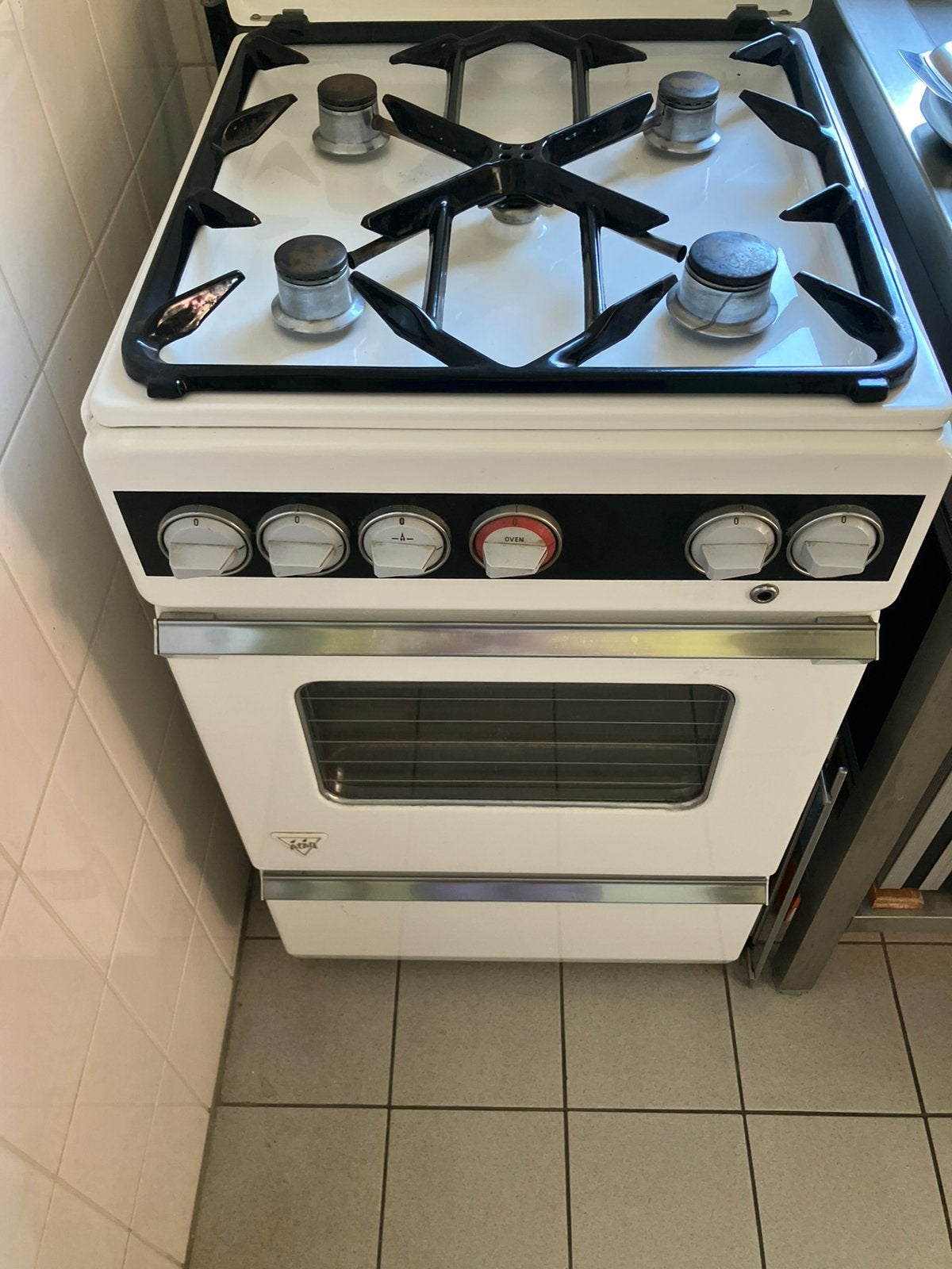 Atag oven en fornuis gas, Ophalen, 4 kookzones, Zo goed als nieuw, Gas