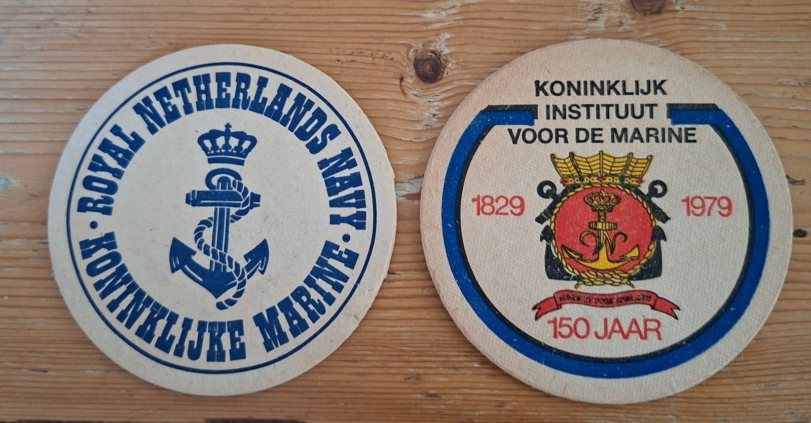 Bier Heineken viltjes: Marine / Marine 150 jaar, Ophalen of Verzenden, Marine, Nederland, Embleem of Badge