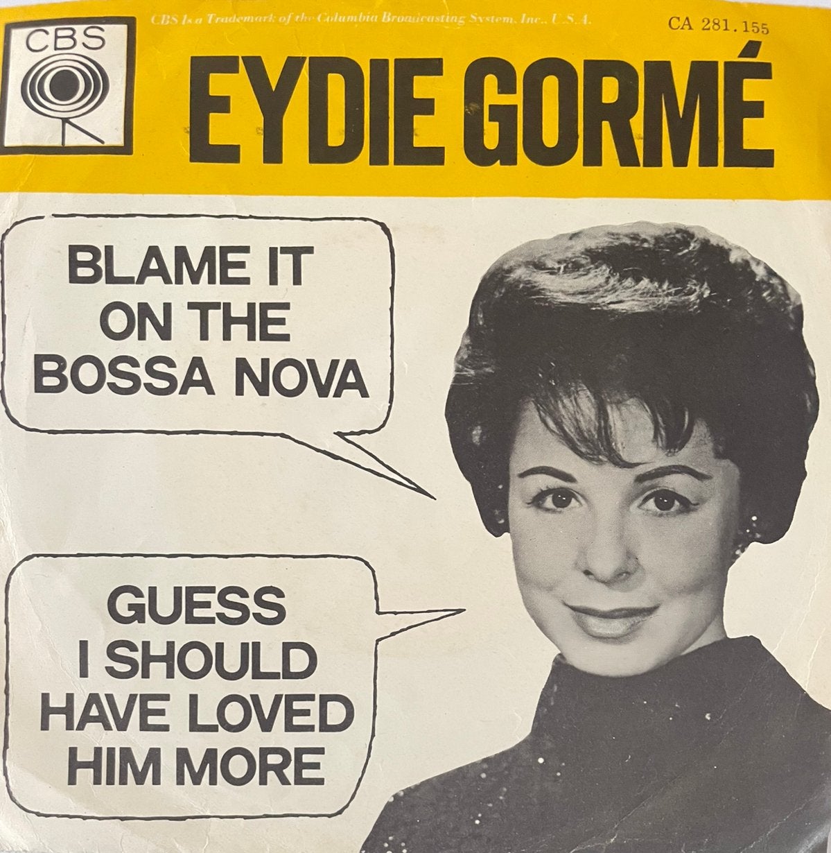 Eydie Gorme -Blame it on The Bossa Nova, Ophalen of Verzenden, Zo goed als nieuw, Pop