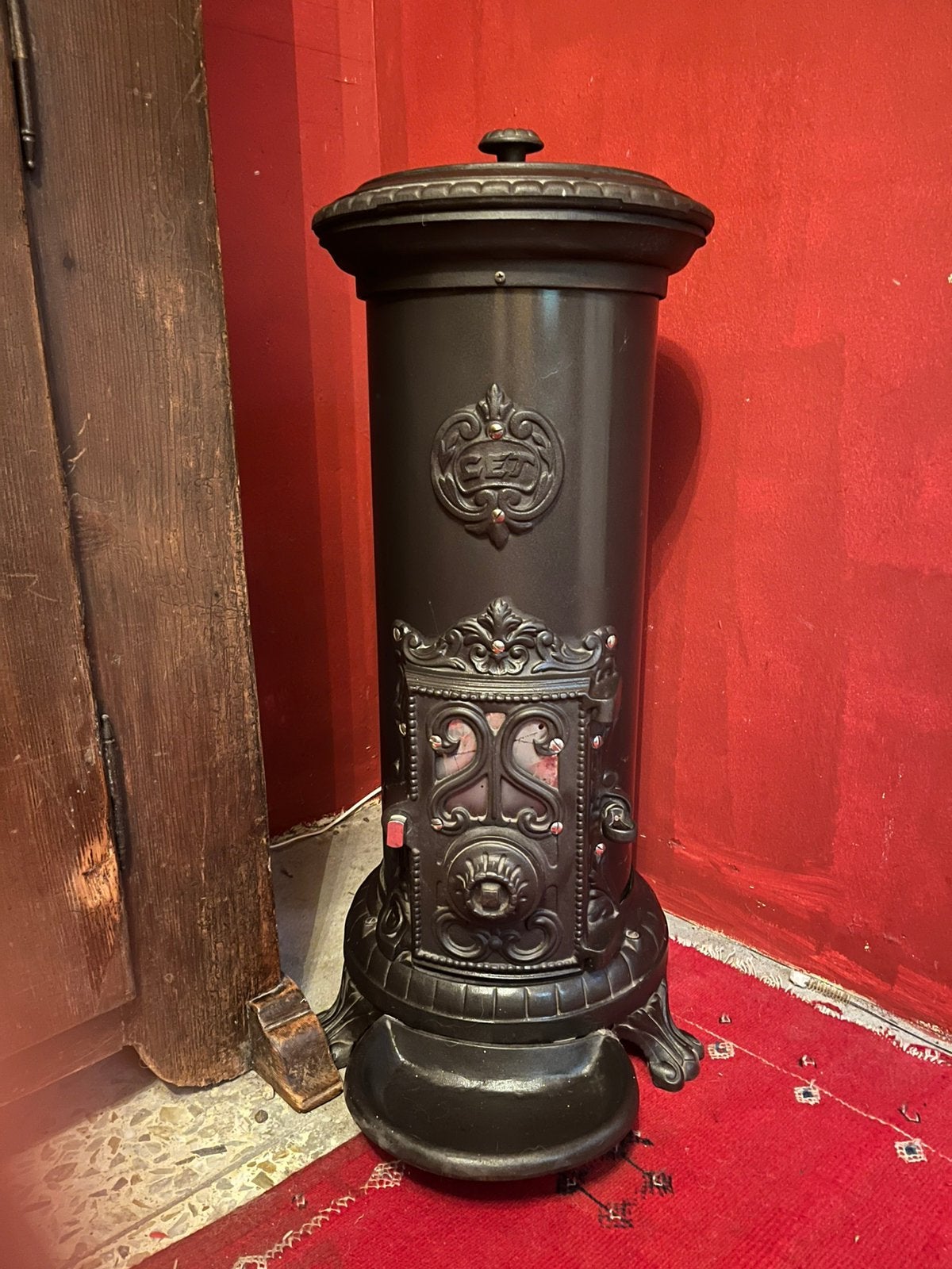 Mooie Godin Salamander gaskachel 7,5 kW, Ophalen of Verzenden, Zo goed als nieuw, Gas, Gaskachel