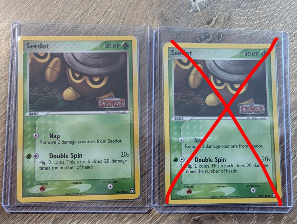 Seedot uit EX Power Keepers 60/108 Reversed Foil, Ophalen of Verzenden, Zo goed als nieuw, Losse kaart, Foil