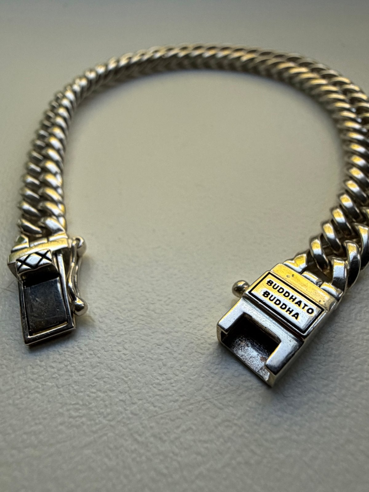 Buddha to Buddha Chain Mini Armband D 18cm Nieuw Zilver, Ophalen of Verzenden, Nieuw, Zilver, Zilver