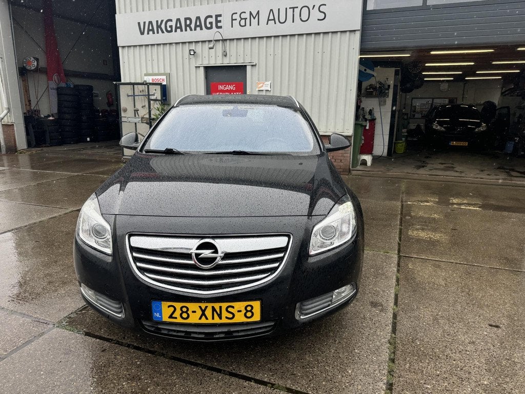Opel Insignia Sports Tourer 2.0 T Cosmo, Gebruikt, 4 cilinders, Leder en Stof, Zwart