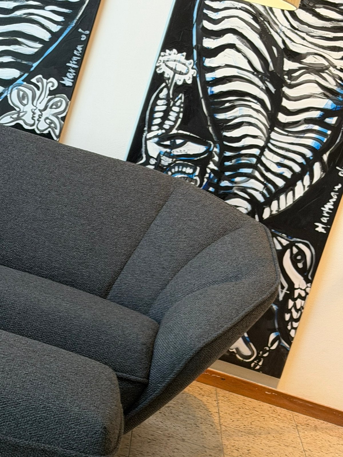 Pode Colla love seat met hocker NIEUW, Ophalen, 150 tot 200 cm, 75 tot 100 cm, Stof