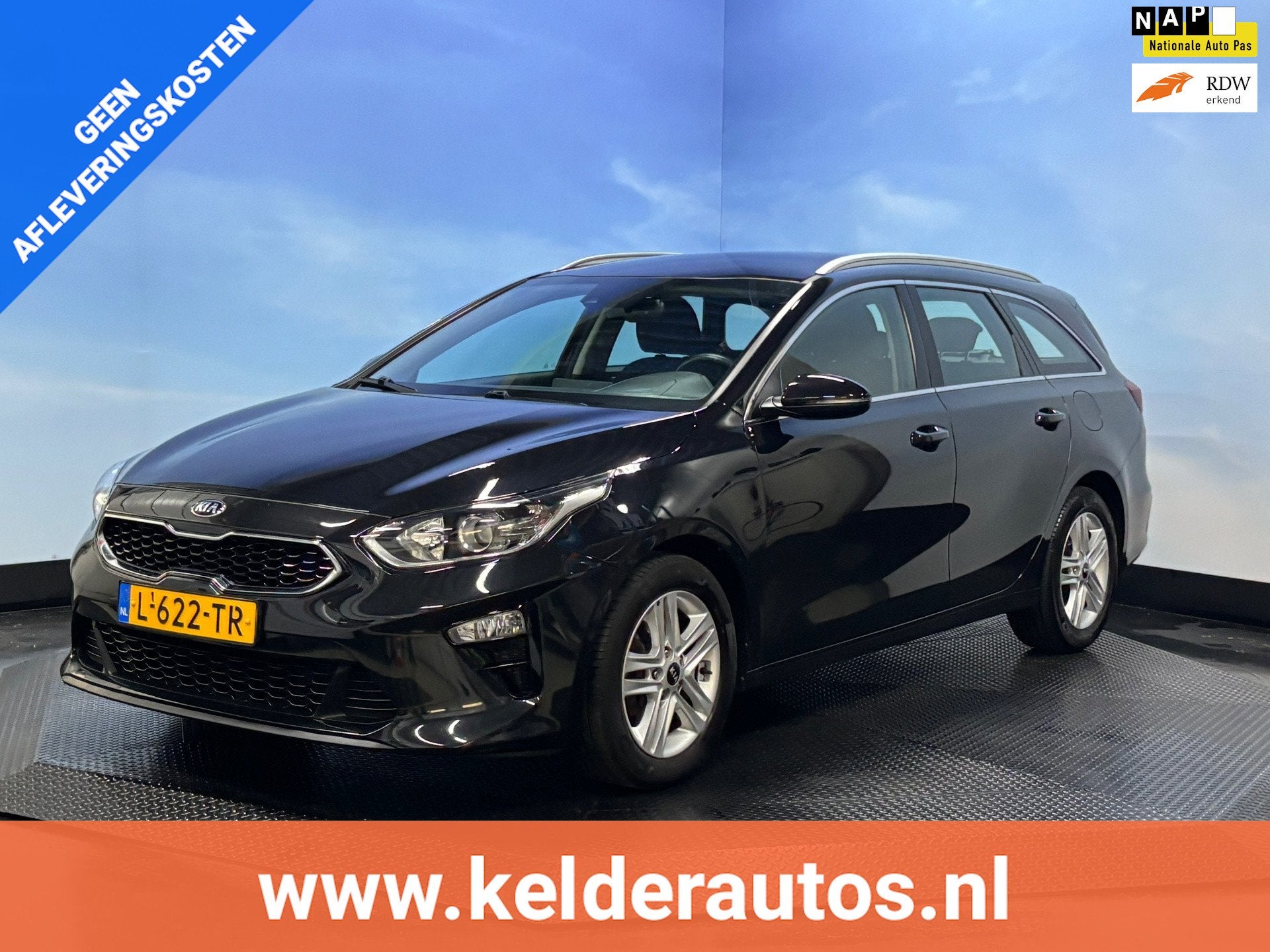 Kia Ceed Sportswagon 1.0 T-GDi DynamicLine Navi | Clima | Cr, Voorwielaandrijving, Gebruikt, Euro 6, Zwart