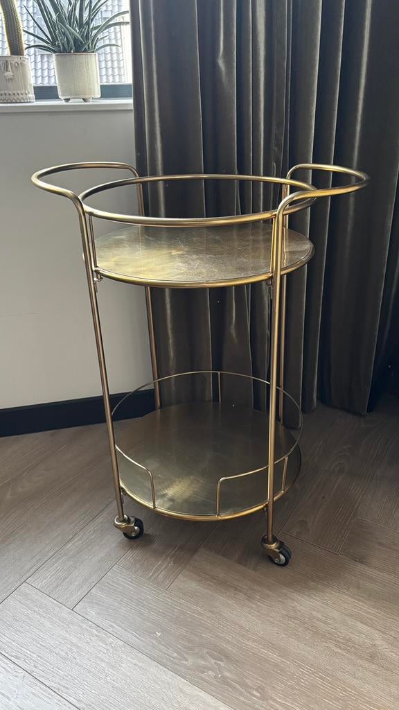 Sissy-Boy butler tray, Huis en Inrichting, Tafels | Bijzettafels, Ophalen, Minder dan 55 cm, Gebruikt, Metaal of Aluminium