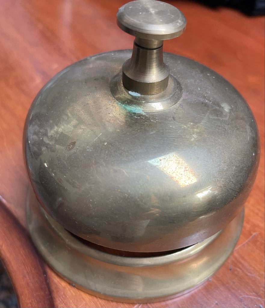 Vintage Messing Baliebel / Hotelbel, Ophalen of Verzenden