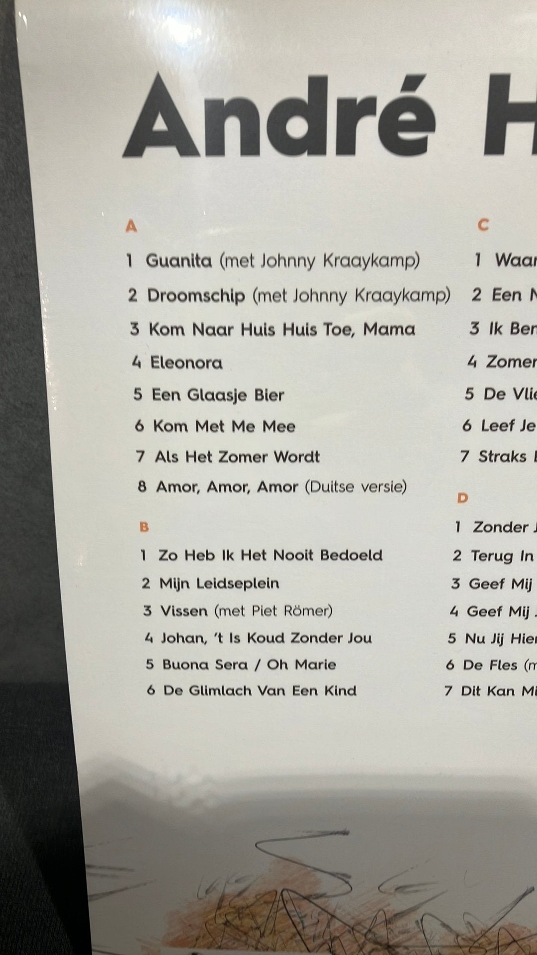André Hazes. — Curiosa  3Lp, Cd's en Dvd's, Ophalen of Verzenden, Levenslied of Smartlap, Beschermende buitenhoes, 12 inch