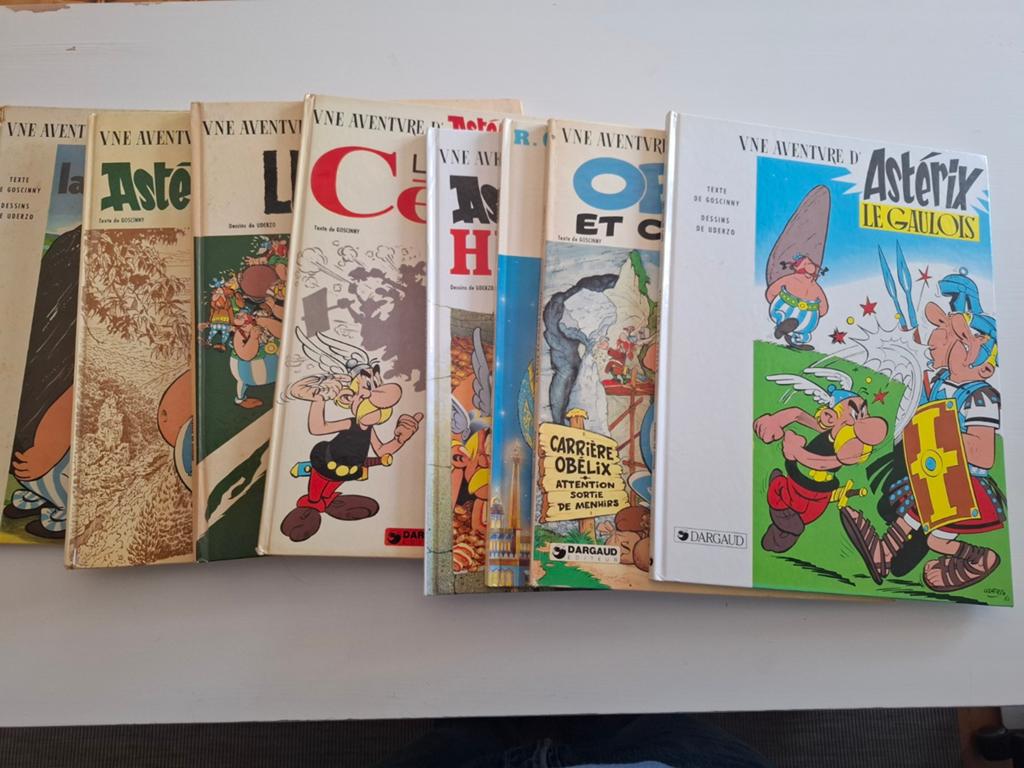 9 franse asterix strips. Hardcover, Boeken, Stripboeken, Meerdere stripboeken, Ophalen of Verzenden, Gelezen