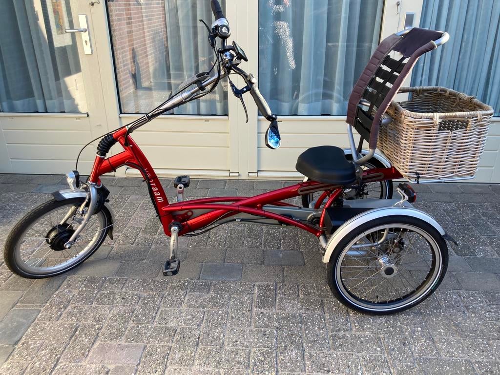 Geheel gereviseerde VanRaam elektrischedriewiel nuw accu opl, Ophalen, Zo goed als nieuw, Schijfrem