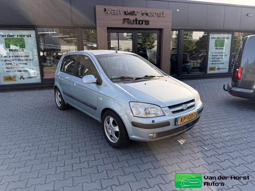 Hyundai Getz 1.1i GL (bj 2004), 450 kg, 31 €/maand, 4 cilinders, Blauw