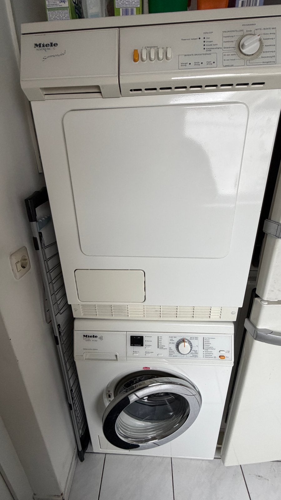 Miele Novotronic + Miele Softcare was care, Ophalen, Gebruikt, 4 tot 6 kg, Voorlader