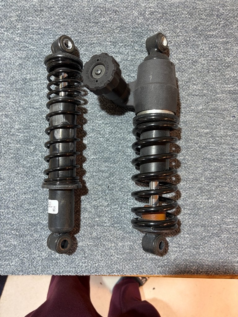Harley-Davidson achtervering instelbaar. PRIJSVERLAGING, Ophalen of Verzenden, Gebruikt