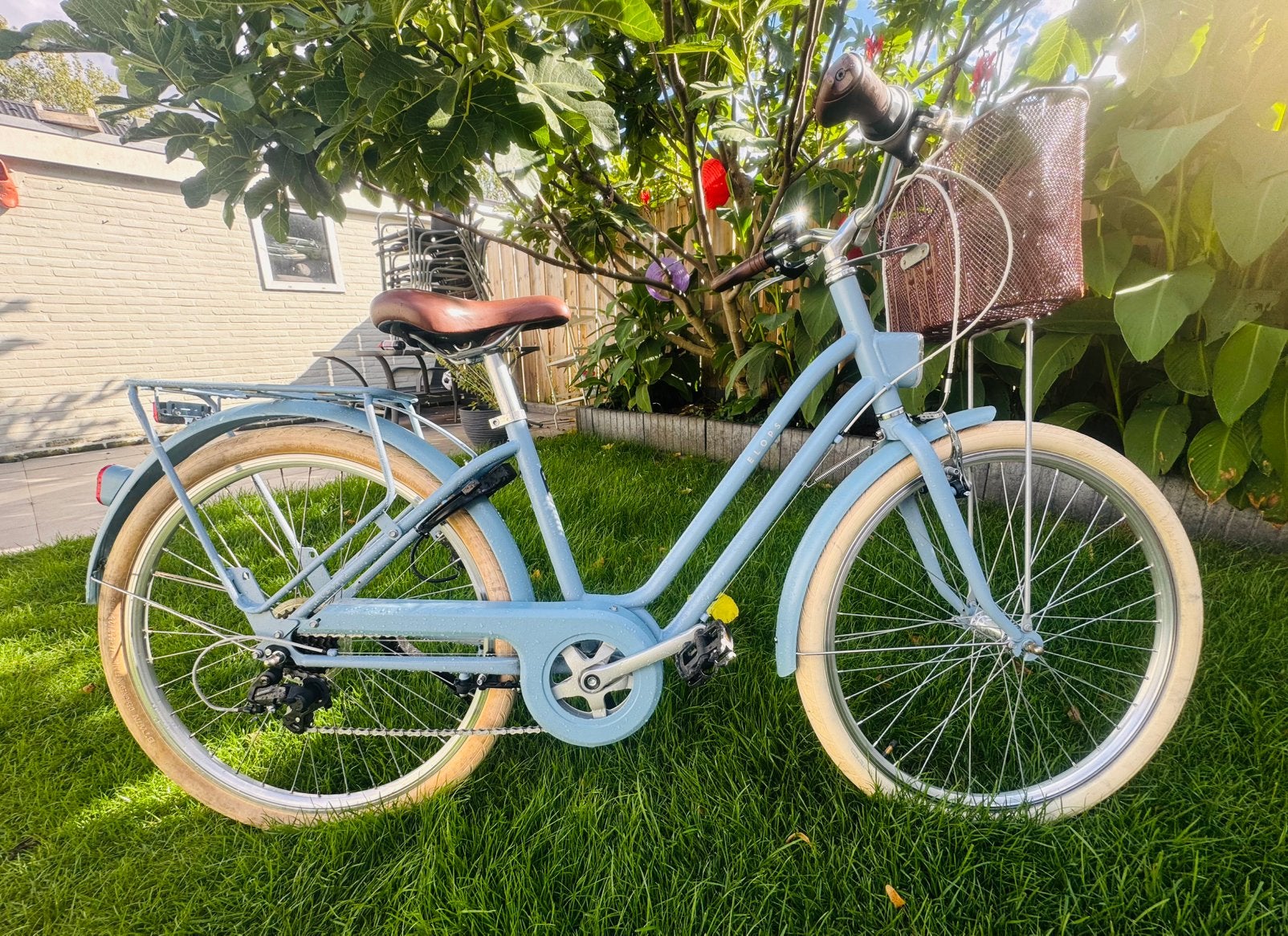 stadsfiets dames elops 520 decathlon, Ophalen, Zo goed als nieuw, 26 inch of meer