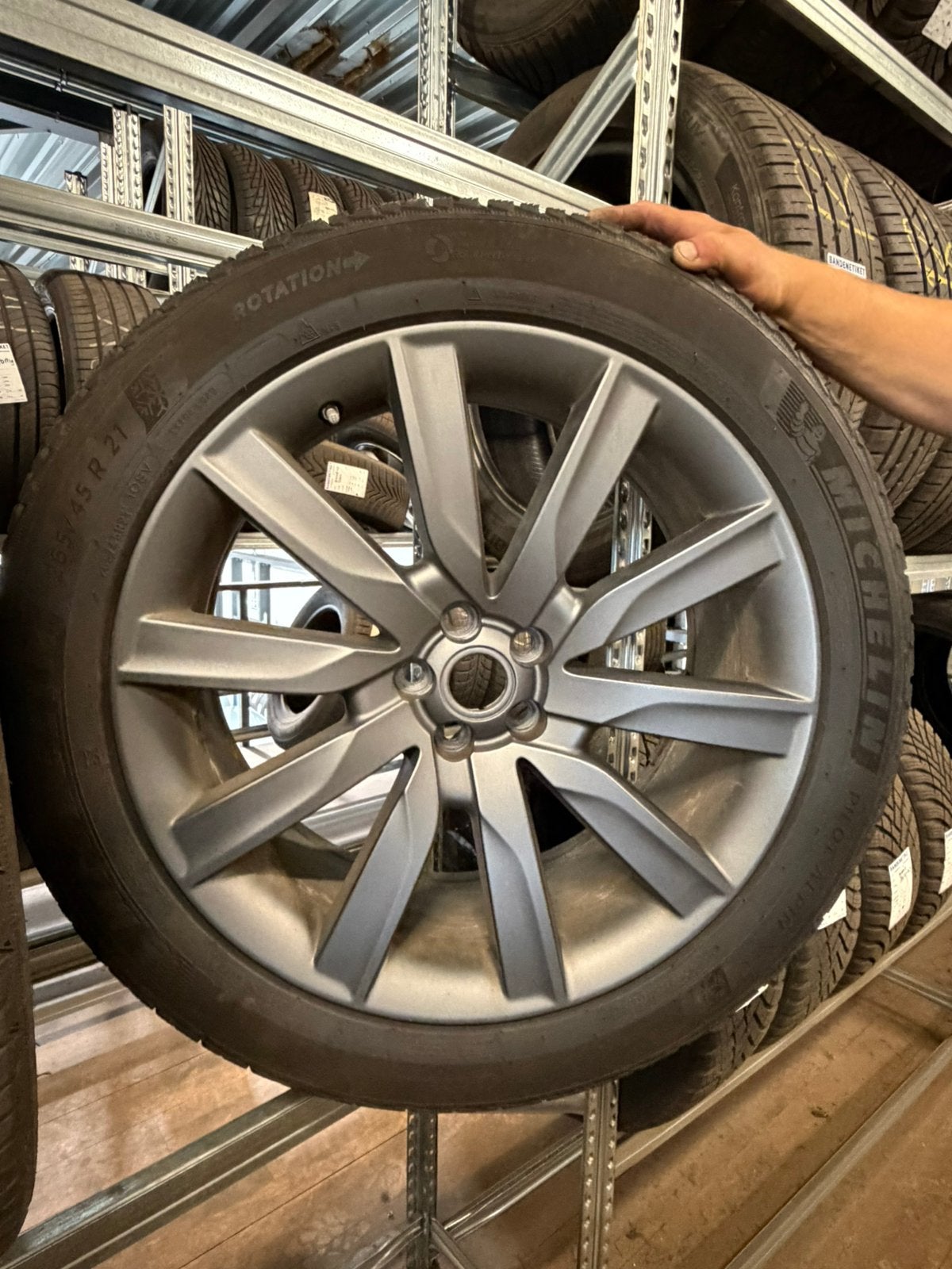 Originele Range Rover wielen 21 inch, Auto-onderdelen, 265 mm, Banden en Velgen, 21 inch, Winterbanden