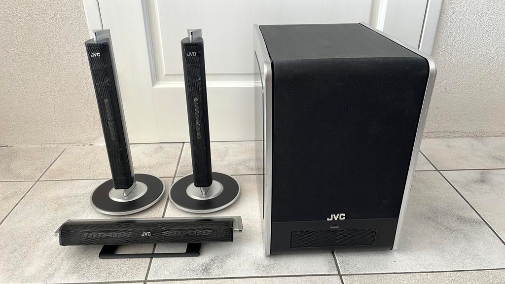 JVC SP-PWDD3 SP-DD8S SP-DD3F, Audio, Tv en Foto, Home Cinema-sets, Ophalen, JVC, 70 watt of meer, Dvd-speler