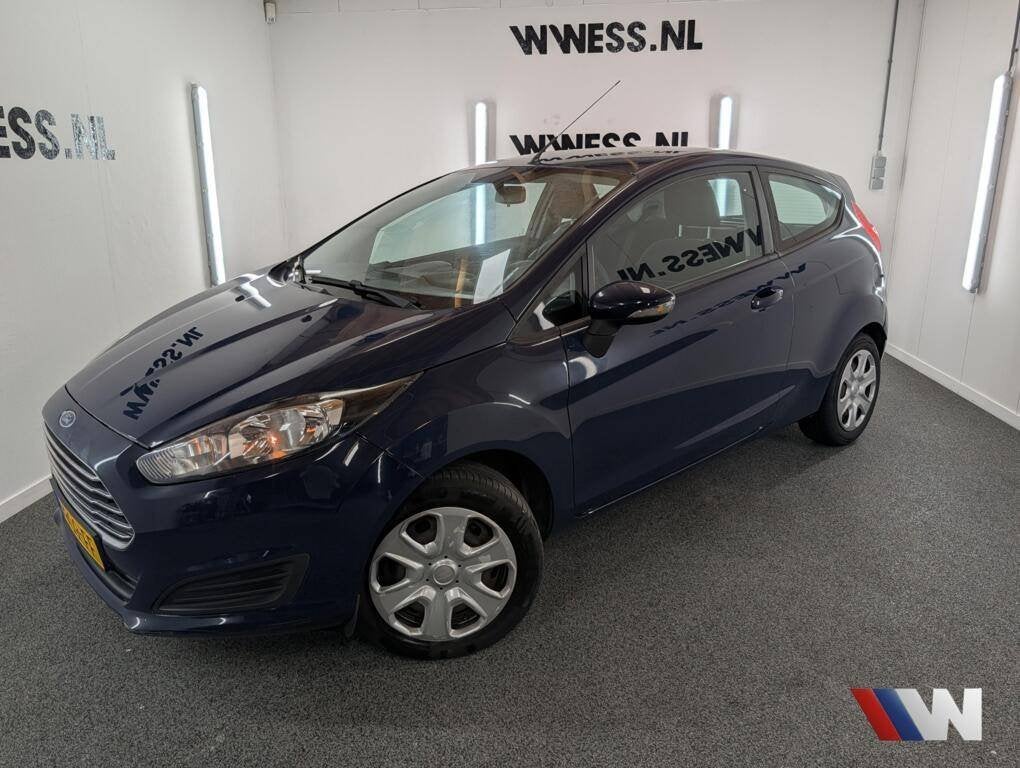 Ford Fiësta [1.25] 2014 [135d km] [AIRCO] zuinige stadsauto, 4 cilinders, Blauw, Bedrijf, Handgeschakeld