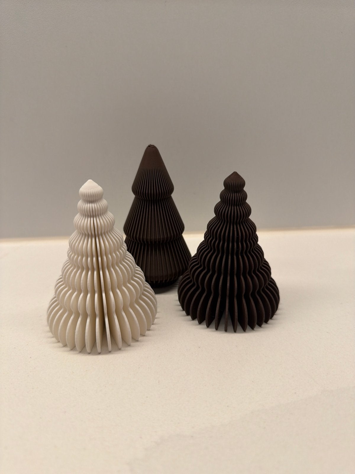 3 kleine decoratie kerstboompjes, Ophalen of Verzenden