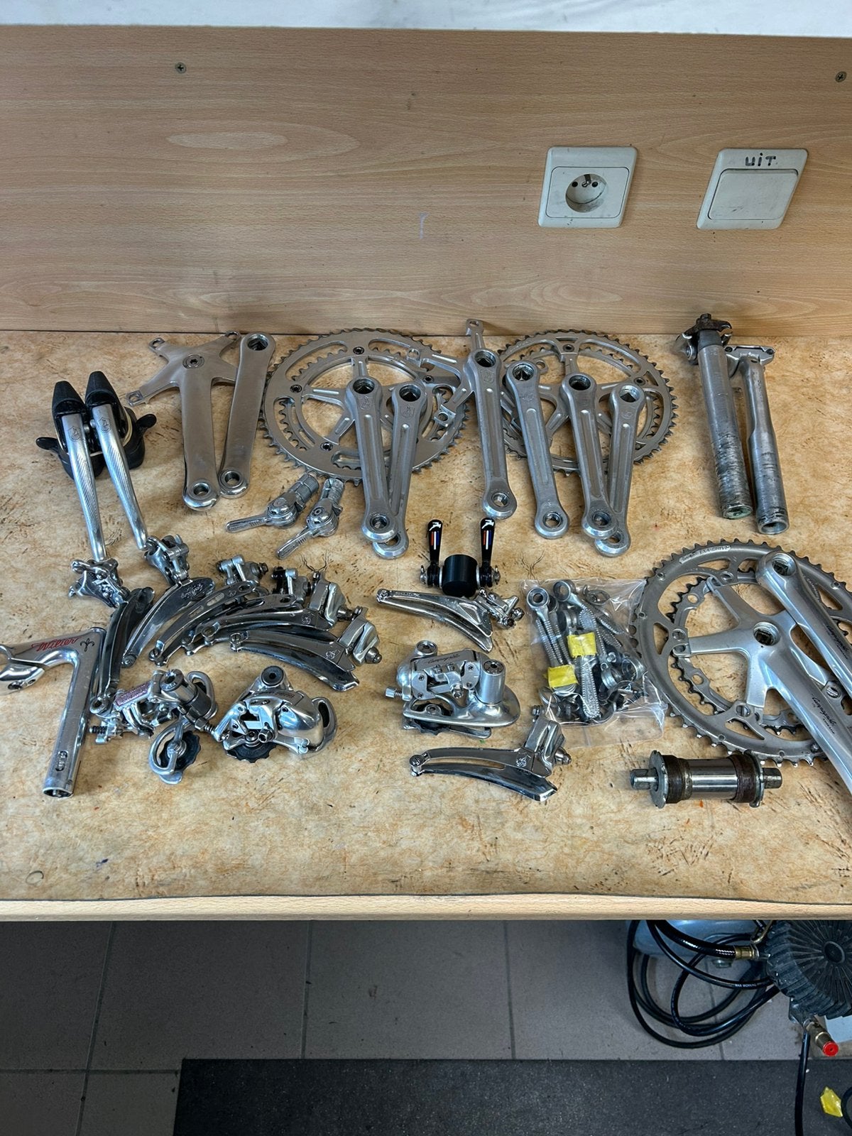 Lot campagnolo, Fietsen en Brommers, Fietsonderdelen, Ophalen of Verzenden, Zo goed als nieuw, Overige materialen