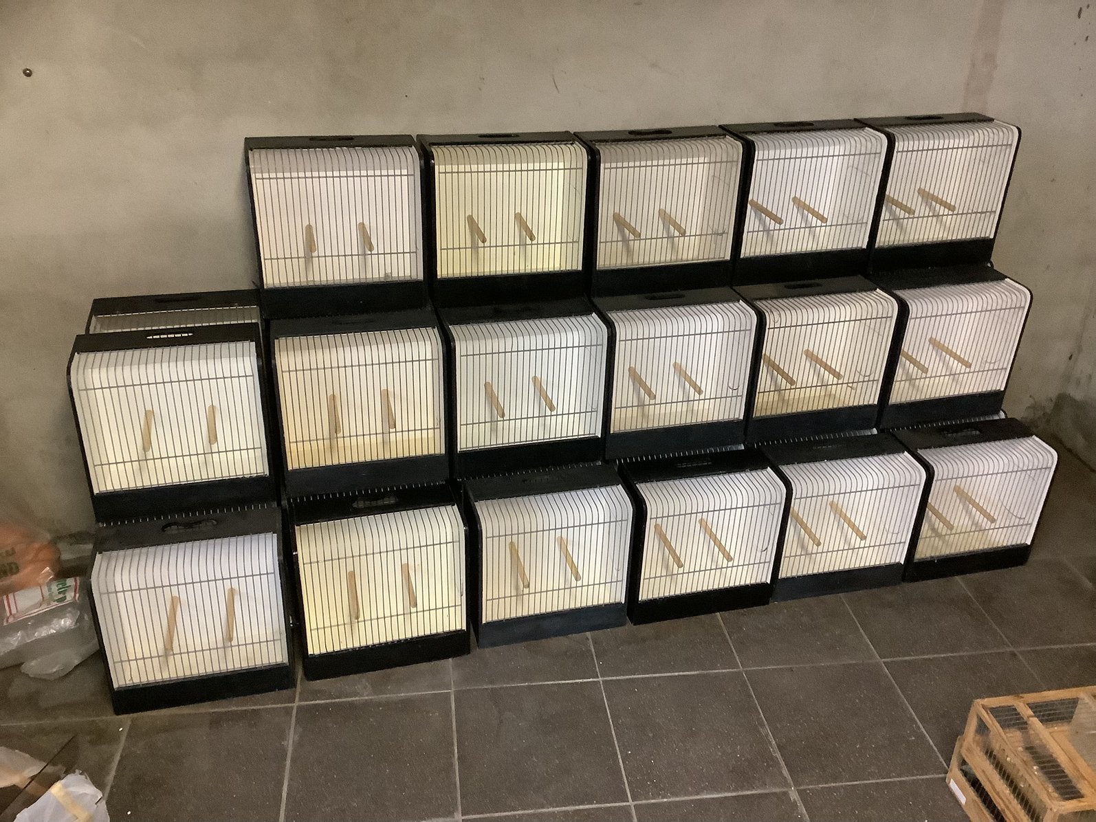 Tentoonstelling kooien en meer, Ophalen, Zo goed als nieuw, Hout, Vogelkooi
