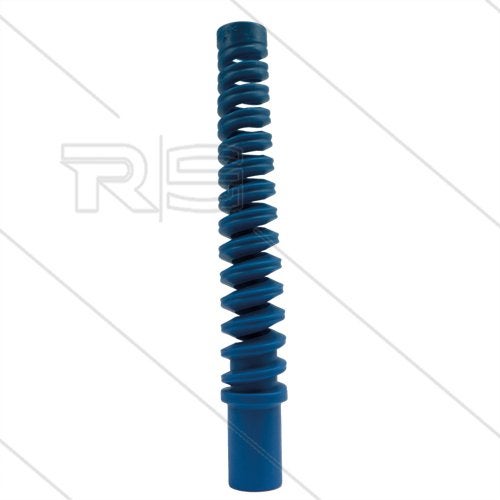 Knikbeschermer spiraal 1/4" blauw, Verzenden