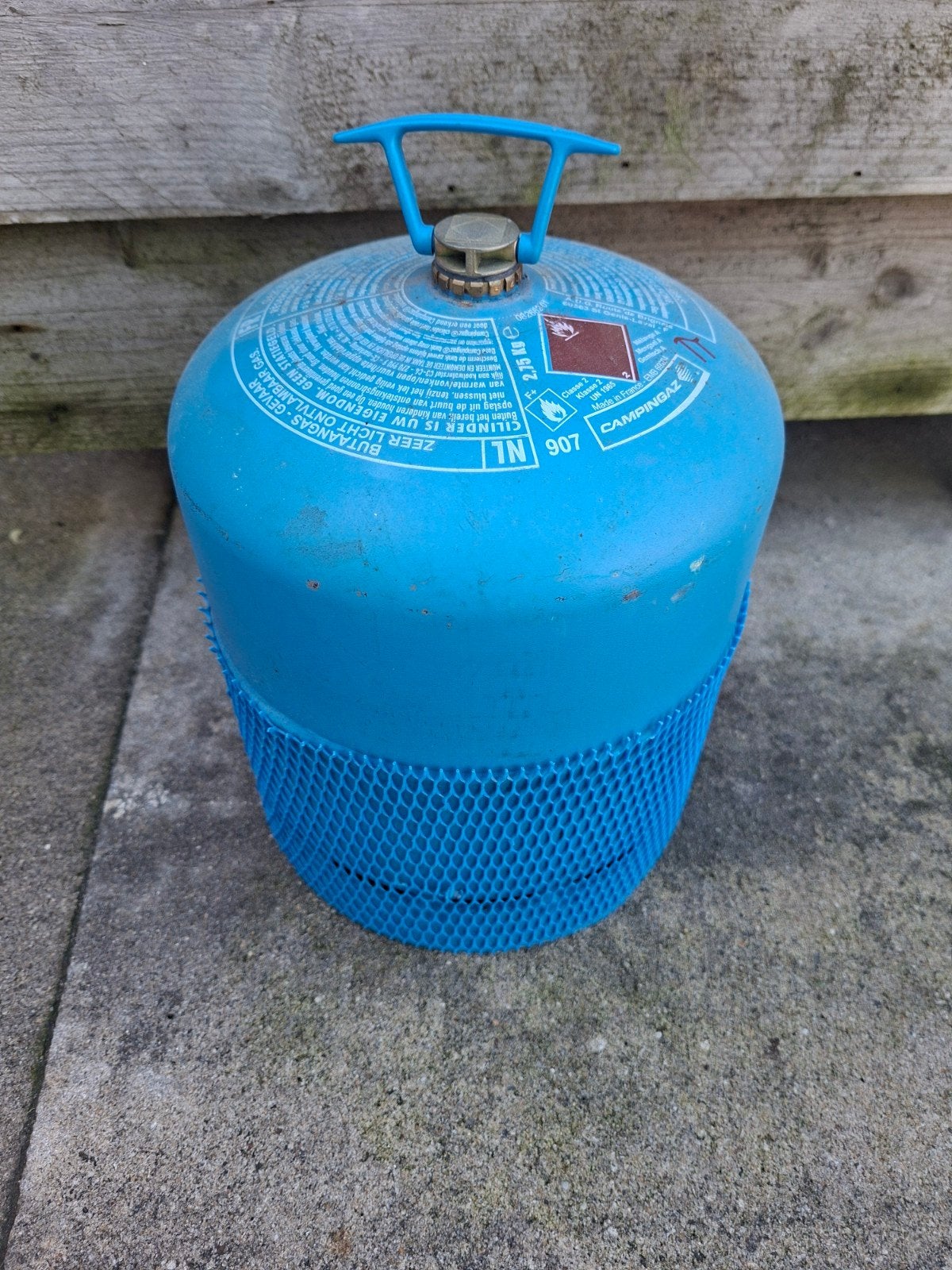 Campingaz R907 fles, Ophalen, Zo goed als nieuw