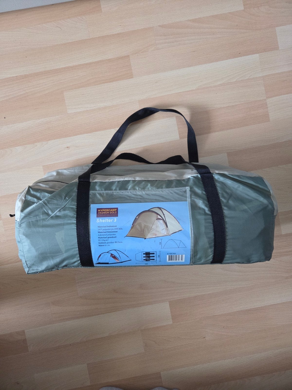 Nieuwe Hypercamp Shelter 3 tent, Ophalen of Verzenden, Nieuw, Tot en met 3