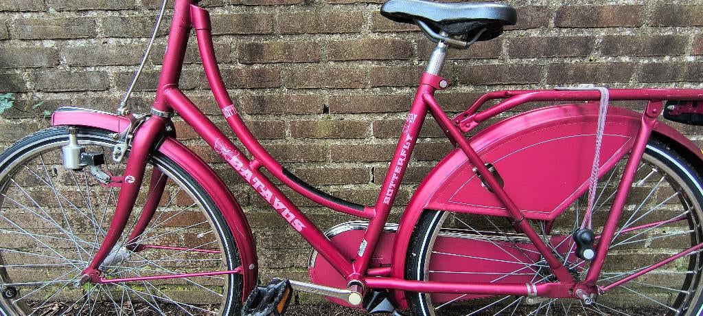 Prachtige Batavus Butterfly kinderfiets, 24 inch, Batavus, Ophalen of Verzenden, Handrem