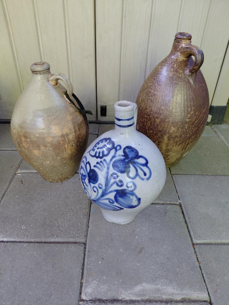 Antieke kruiken, Ophalen