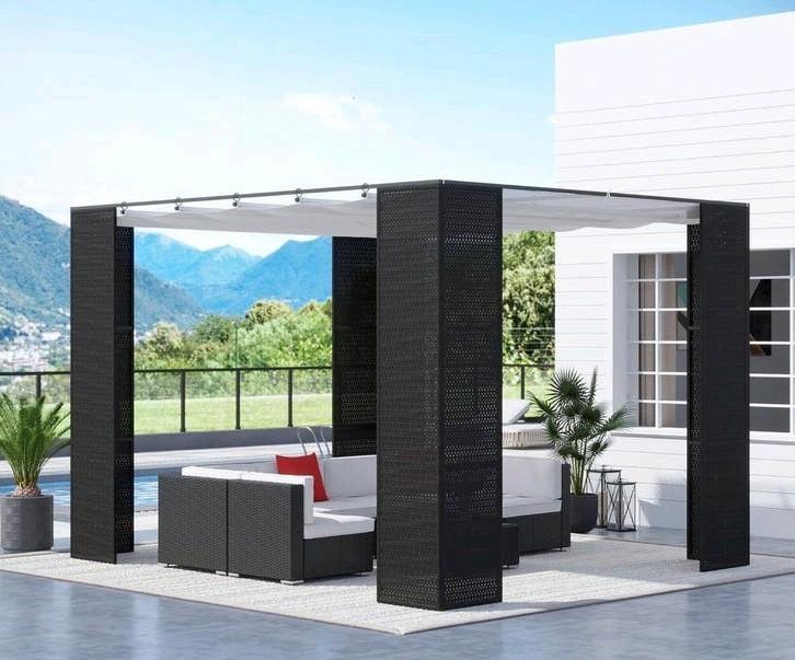 Paviljoen met uitschuifbaar dak, Tuin en Terras, Partytenten, Ophalen, Nieuw, Minder dan 5 meter, Paviljoen
