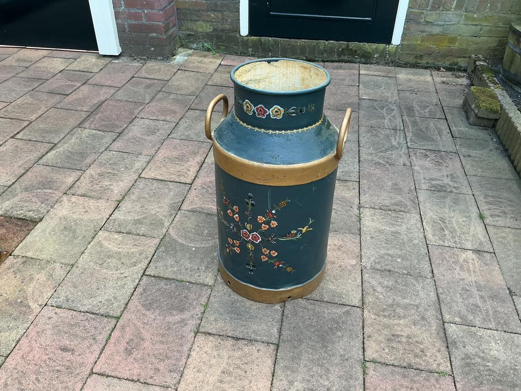 Beschilderde melkbus, Tuin en Terras, Tuinwanddecoratie, Ophalen, Gebruikt